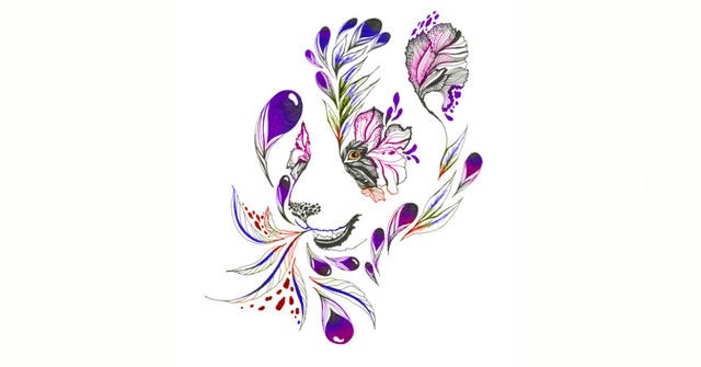 Do You See Beautiful Flowers or A Panda?