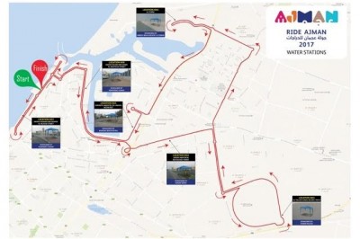 Ride Ajman 90 km route