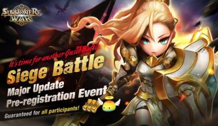"Summoners War” holds a pre-registration event for the Guild Siege Battle Update