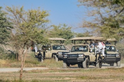 سلطان القاسمي يفتتح سفاري الشارقة