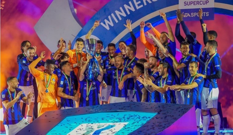 Inter Milan crowned with Italian Super Cup after a 3-0 win over arch-rivals AC Milan