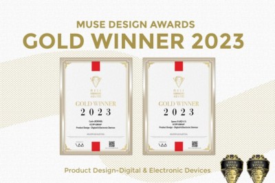 شركة +ICCPP ODM تفوز بجائزتين ذهبيتين من Muse Design لتواصل ريادة التوجه نحو التصميم الإبداعي