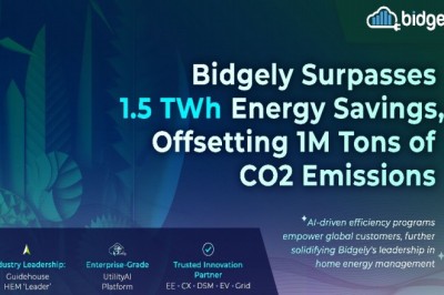 Bidgely Surpasses 1.5 TWh of Energy Savings, Offsetting 1M Tons of CO2 Emissions