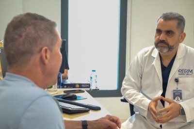 Reem Hospital Patient Covers 2 KM Hours After Hip Replacement