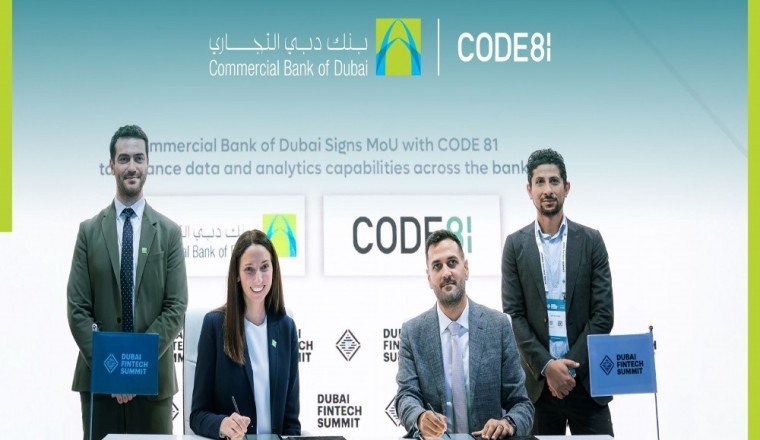 "كود 81" وبنك دبي التجاري يوقّعان مذكرة تفاهم استراتيجية لتسريع التحوّل الرقمي عبر تحليلات البيانات المتقدمة