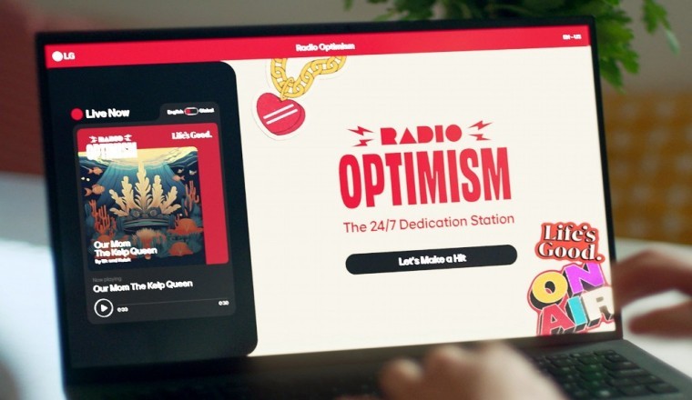LG Launches “RADIO OPTIMISM” Campaign to Spread “LIFE’S GOOD” Through Music