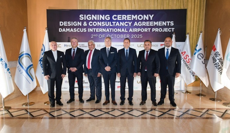 With the Redevelopment Works Underway, UCC Holding on behalf of the JV Partners Signs Five Design and Consultancy Agreements with Global Firms for the Development of Damascus International Airport
