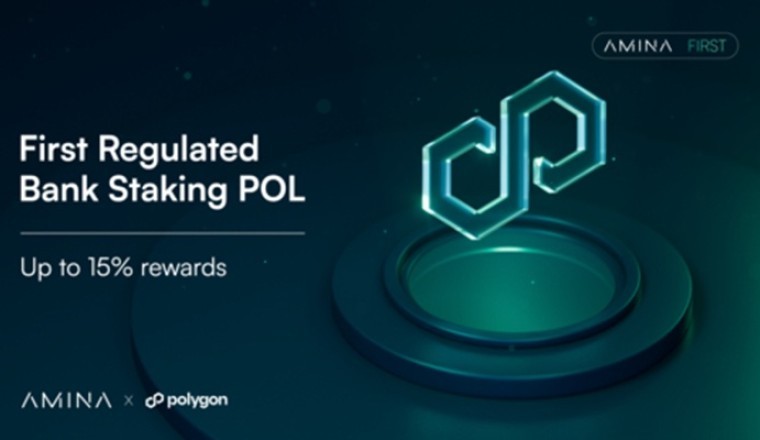 AMINA Bank Becomes First Regulated Bank Globally to Offer Institutional Staking Access to POL, Polygon’s Native Token