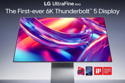 إل جي تكشف عن أول شاشة بدقة 6K في العالم مزودة بتقنية Thunderbolt™ 5  للمبدعين المحترفين